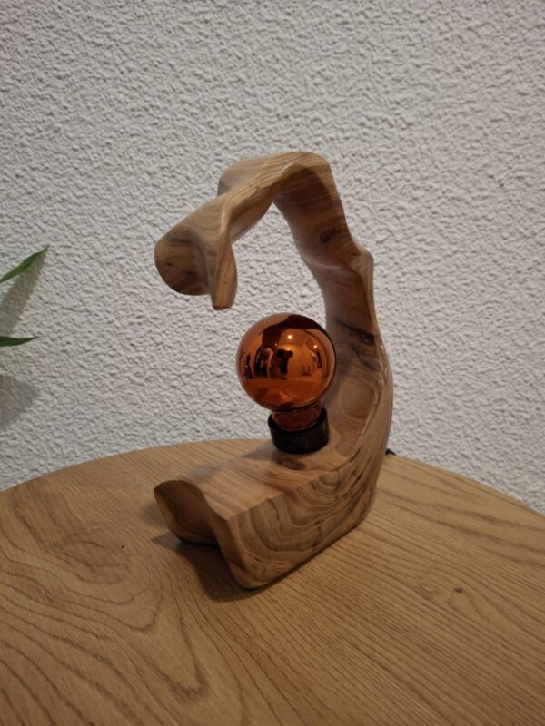 Làmpara de madera - Imagen 3